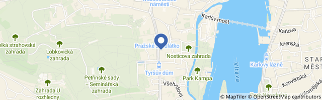 Mapa - České muzeum hudby