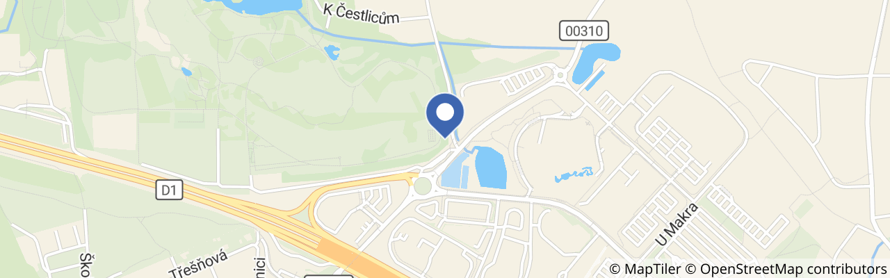 Mapa - Dendrologická zahrada