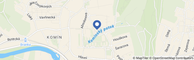 Mapa - Dopravní hřiště Pastviny