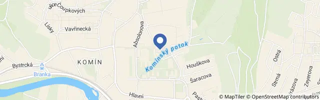 Mapa - Dopravní hřiště Pastviny