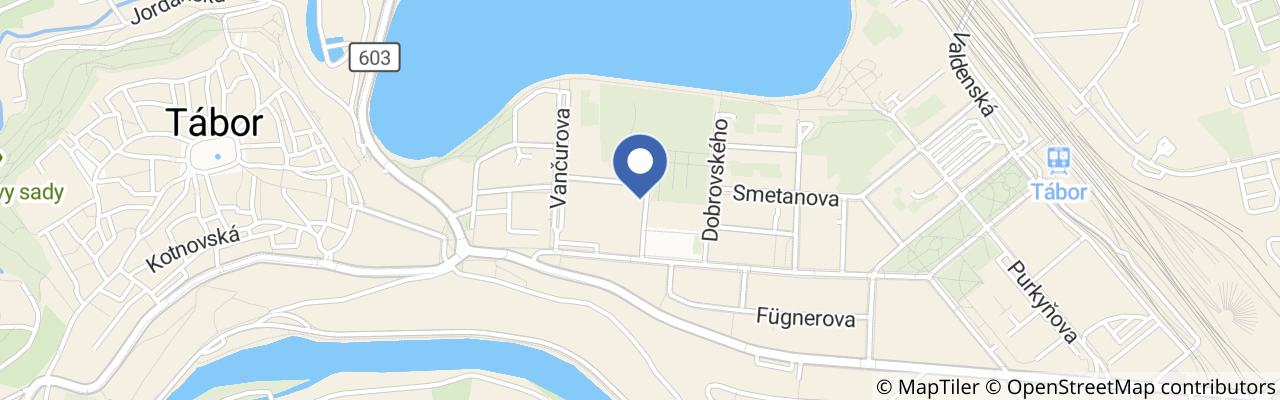 Mapa - Hvězdárna Tábor