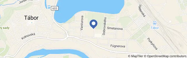 Mapa - Hvězdárna Tábor