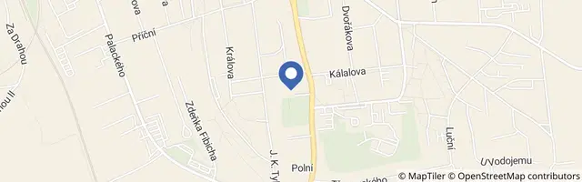 Mapa - Hvězdárna Valašské Meziříčí