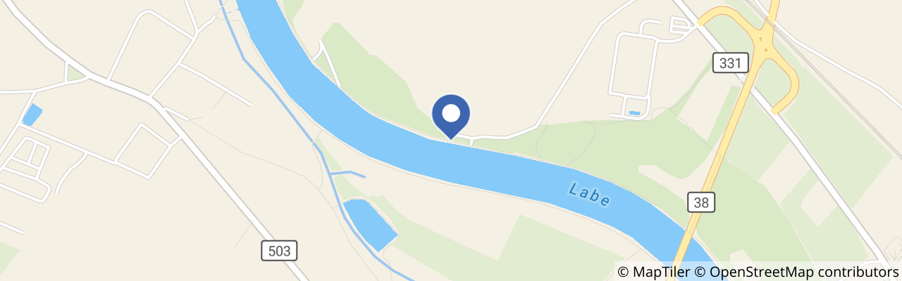 Mapa - In-line stezka Nymburk-Poděbrady