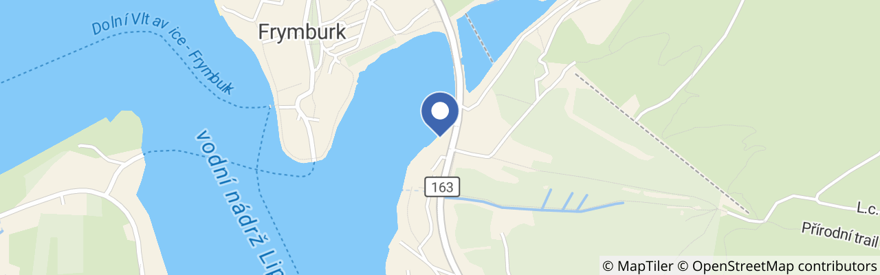 Mapa - Jezerní in-line stezka