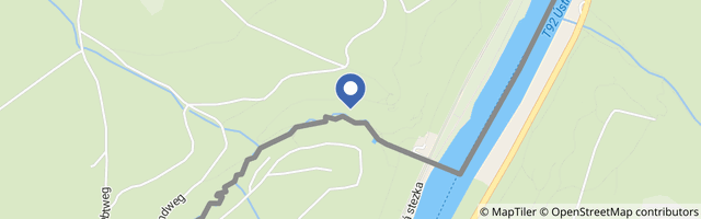 Mapa - Klopotský vodopád