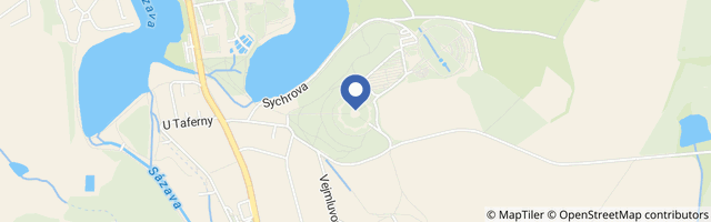 Mapa - Poutní kostel sv. Jana Nepomuckého na Zelené Hoře