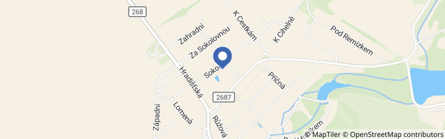 Mapa - Koupaliště Kněžmost