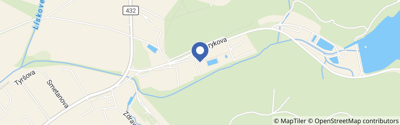 Mapa - Koupaliště Koryčany