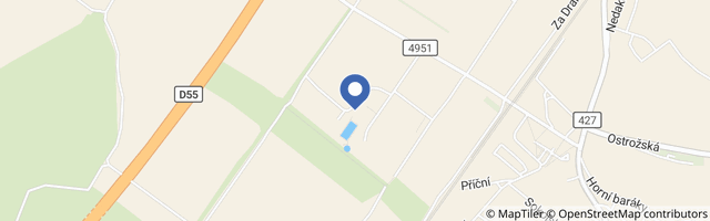 Mapa - Koupaliště Moravský Písek