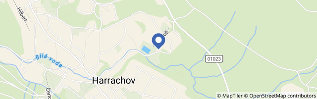 Mapa - Koupaliště Zákoutí