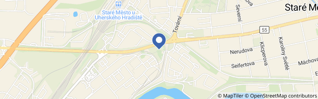 Mapa - Kovozoo Staré Město