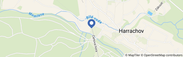 Mapa - Lanovka na Čertovu horu