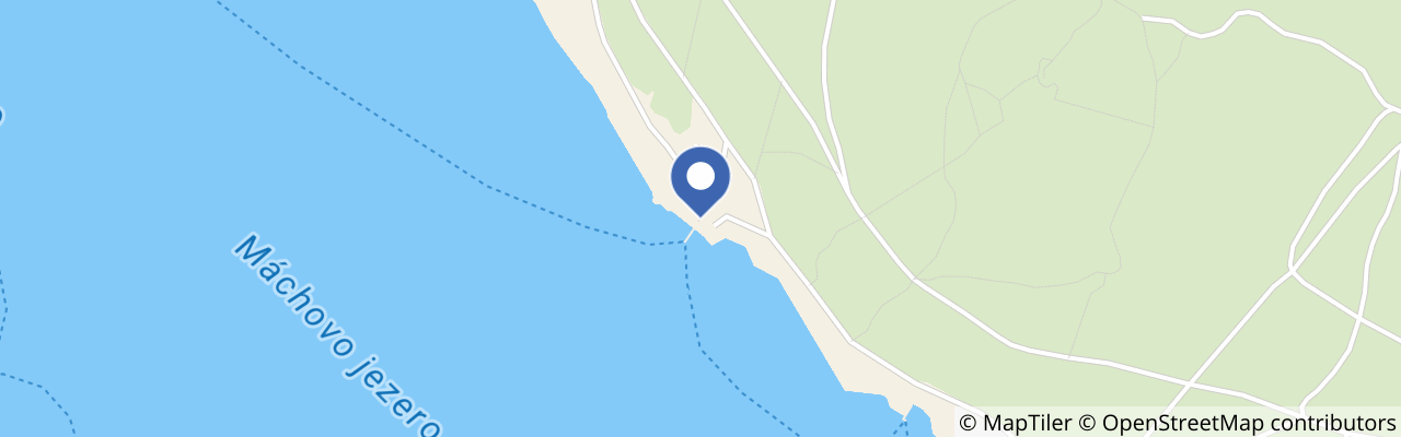 Mapa - Lanový park Borný