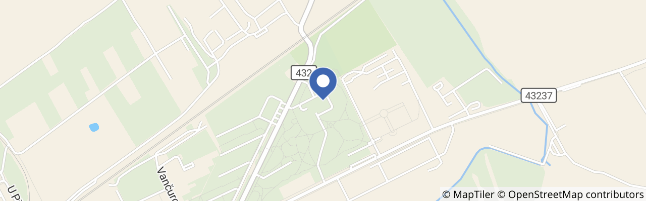 Mapa - Lázně Hodonín