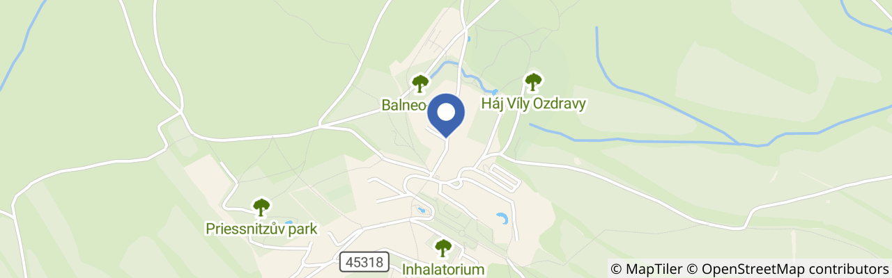 Mapa - Ledové kluziště Jeseník