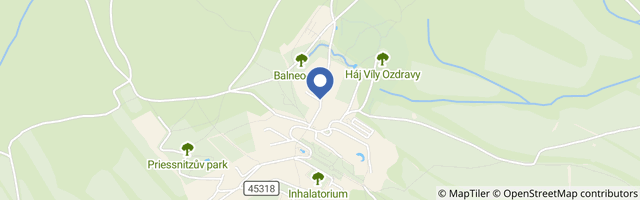 Mapa - Ledové kluziště Jeseník