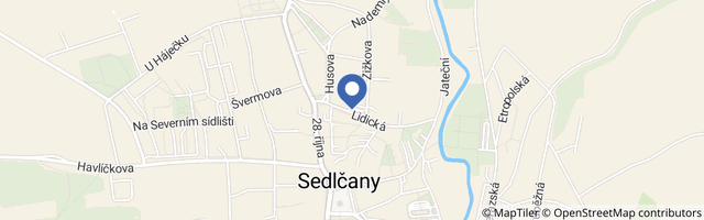 Mapa - Na kole ze Sedlčan do Vysokého Chlumce