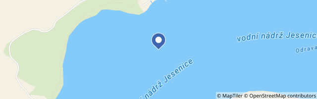 Mapa - Nádrž Jesenice