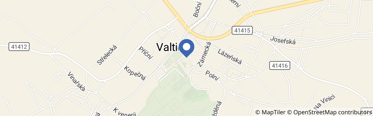 Mapa - Národní zemědělské muzeum Valtice