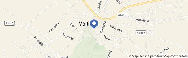 Mapa - Národní zemědělské muzeum Valtice