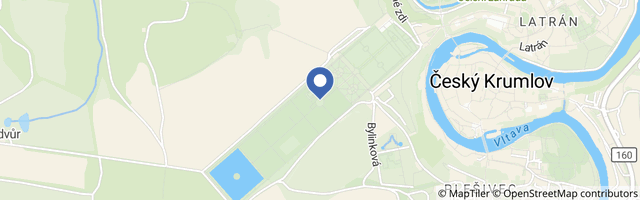 Mapa - Otáčivé hlediště Český Krumlov