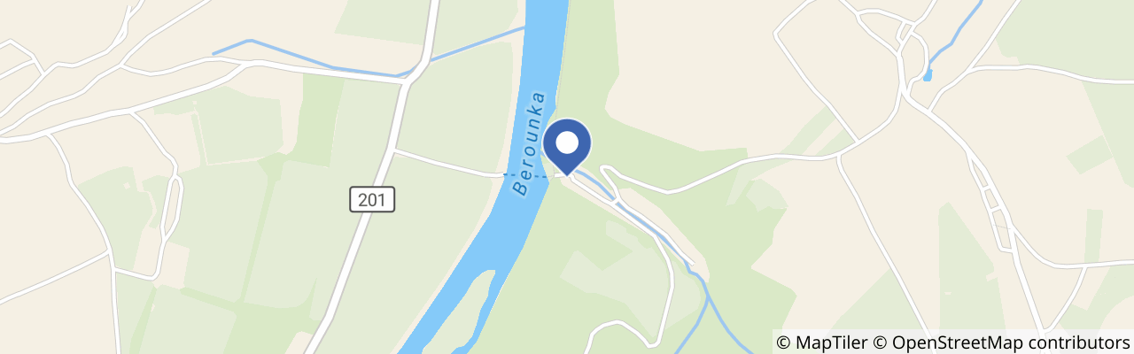 Mapa - Pamětní síň Oty Pavla