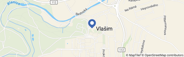 Mapa - ParaZOO Vlašim