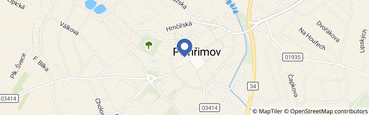 Mapa - Pelhřimovské peklo