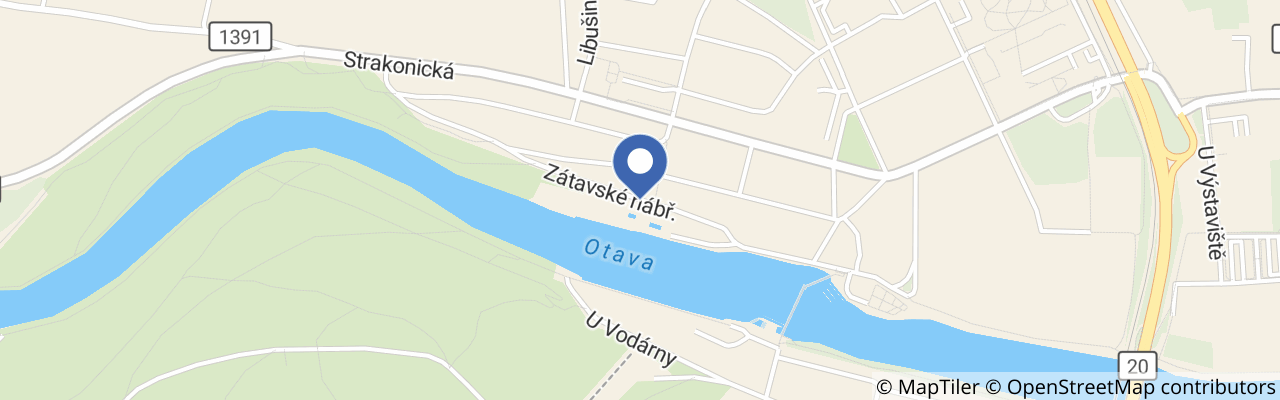 Mapa - Plovárna u Sv. Václava