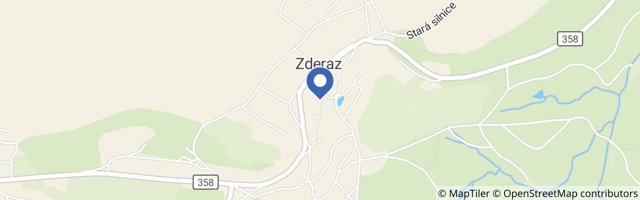 Mapa - Skalní obydlí Zderaz