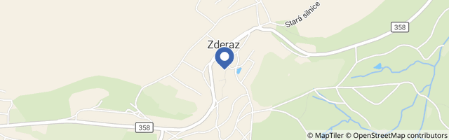 Mapa - Skalní obydlí Zderaz