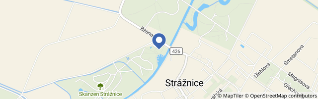 Mapa - Skanzen Strážnice