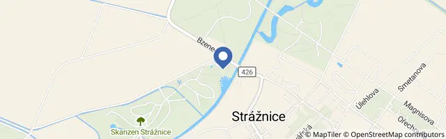 Mapa - Skanzen Strážnice