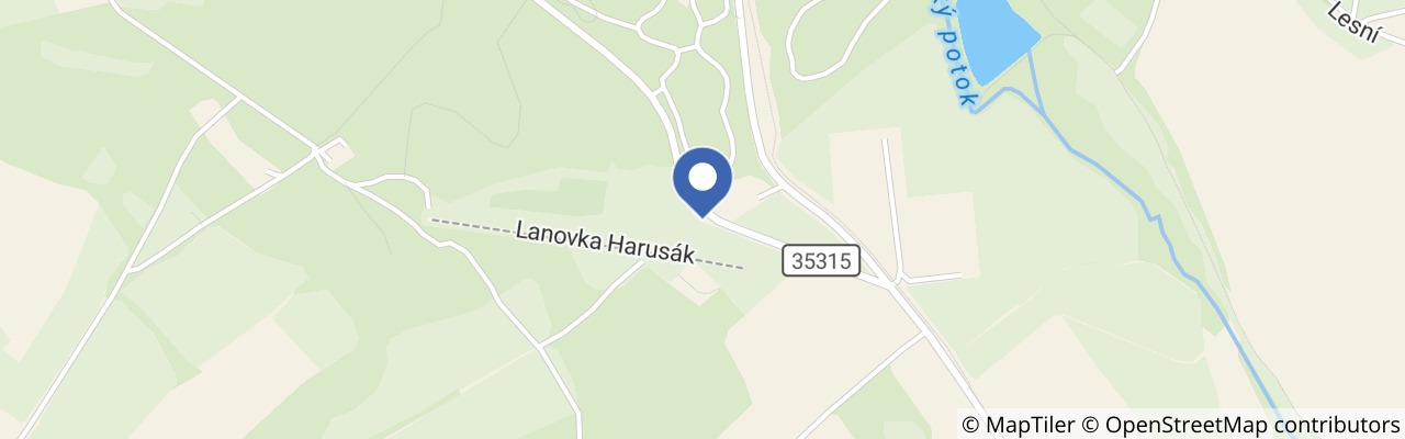 Mapa - Ski areál Harusák