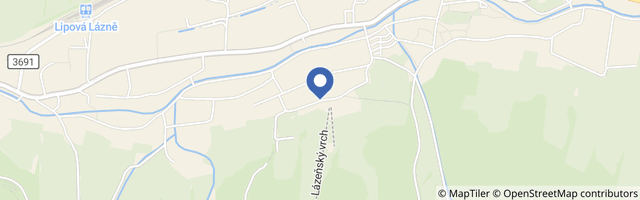 Mapa - Ski areál Lázeňský vrch