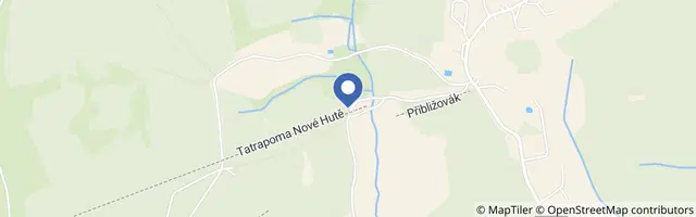 Mapa - Ski areál Nové Hutě