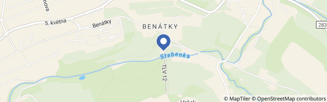 Mapa - Ski areál Struhy