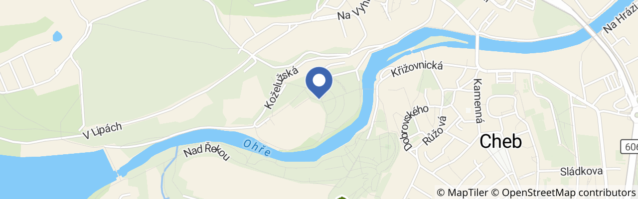 Mapa - Sportovně rekreační areál Krajinka