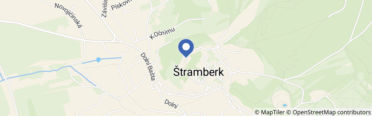 Mapa - Minizoo Štramberk