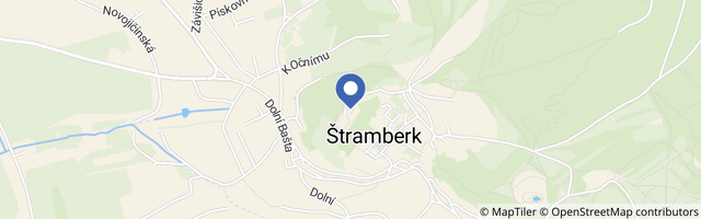 Mapa - Minizoo Štramberk