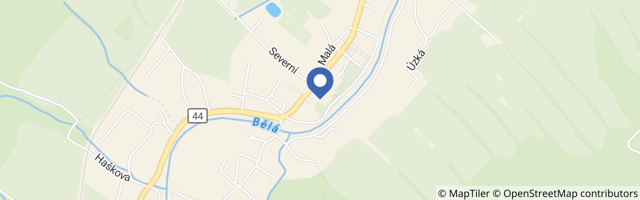 Mapa - Veterán muzeum Česká Ves