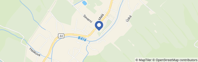 Mapa - Veterán muzeum Česká Ves