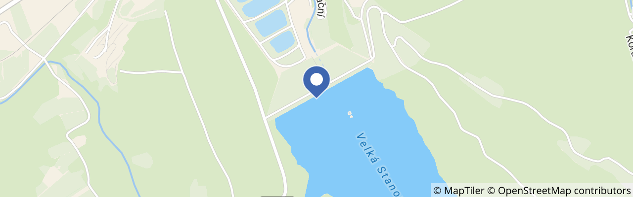 Mapa - Vodní nádrž Karolinka