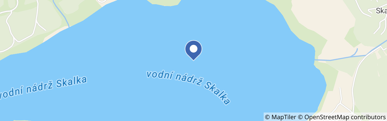 Mapa - Vodní nádrž Skalka