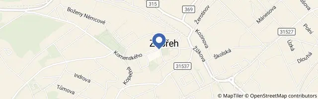 Mapa - Zábřeh