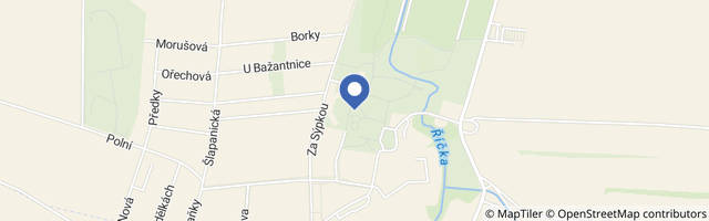 Mapa - Zámecký park Sokolnice