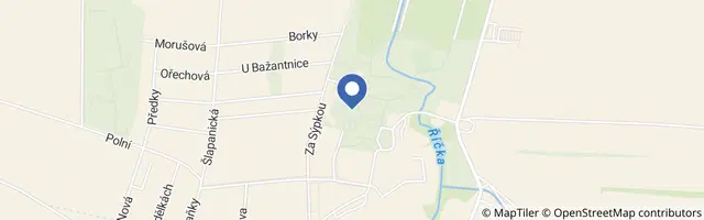 Mapa - Zámecký park Sokolnice