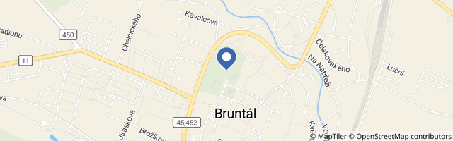 Mapa - Zámek Bruntál