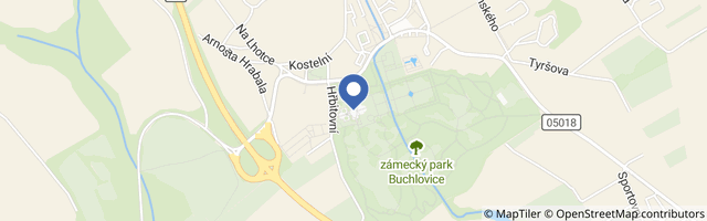Mapa - Zámek Buchlovice